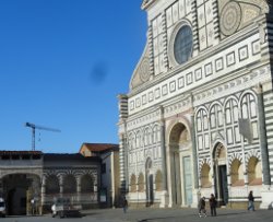 Facade of the Santa Maria Novella Basilica